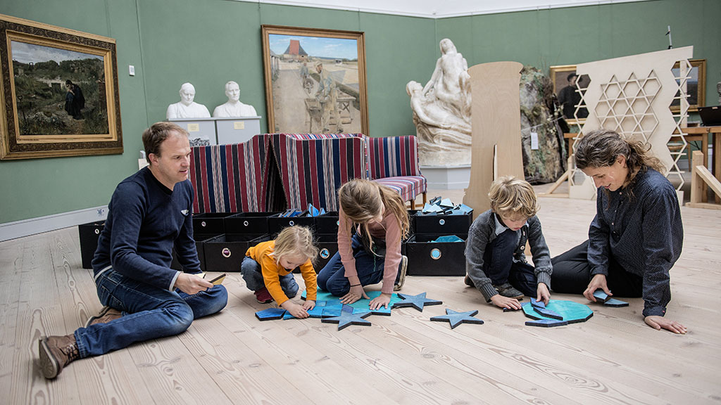 Kunstoplevelse med familien